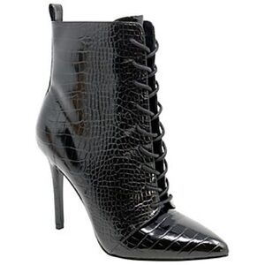 Charles By Charles David Passe Stiletto Heel Lace-up Bootie